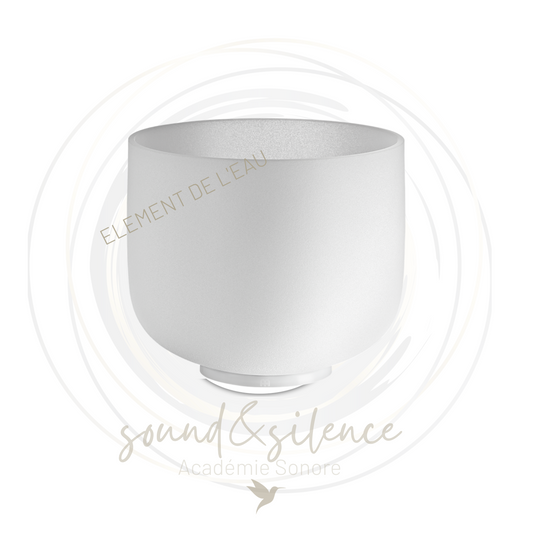 Bols chantants Cristal ELEMENTS ''DE L'EAU 20cm A