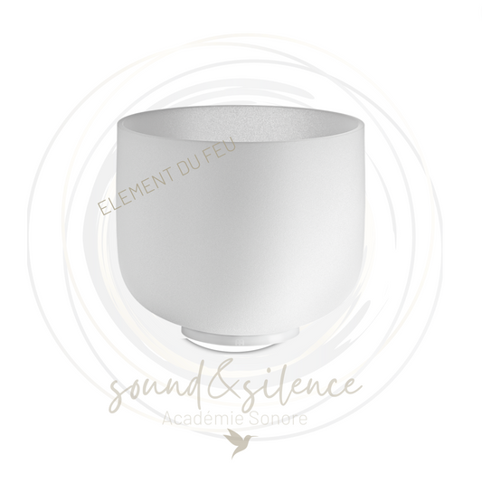 Bols chantants Cristal ELEMENTS ''FEU 22CM F