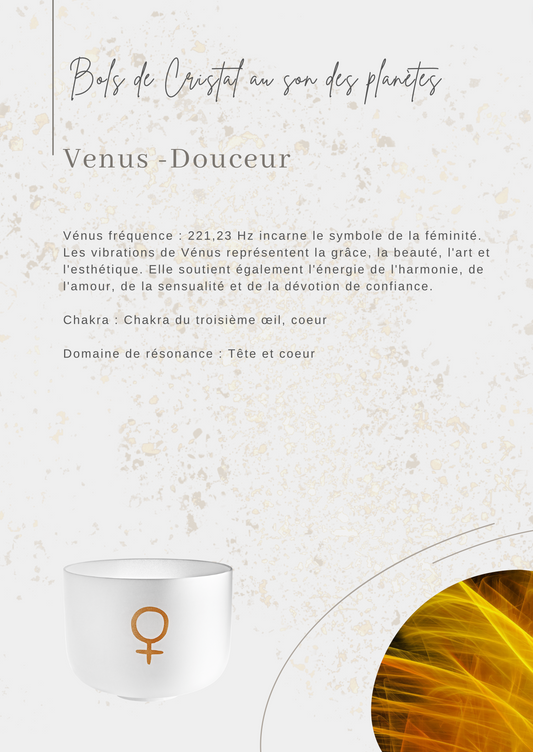 Bols chantants Cristal Planetary Venus ''Douceur