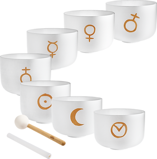 Set de Bols chantants Cristal Planetary